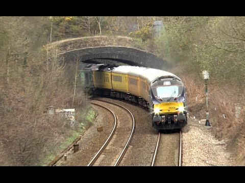 Rare Capture of DRS Class 68's standing in for the 'Yellow Banana 01/04/2016