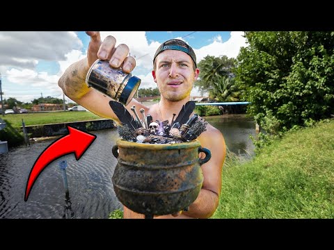 Magnet Fishing Uncovers A WITCHES Dumping Ground