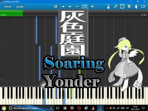 Soaring Yonder (The Gray Garden)-Synthesia-Undertale sheet music