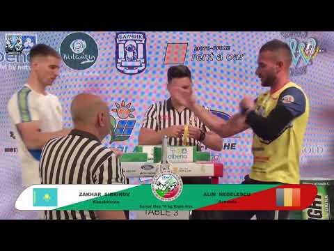 Sibrikov Zakhar vs Alin Nedelescu | Up to 70 kg | XLVI WORLD ARMWRESTLING CHAMPIONSHIP | 2025