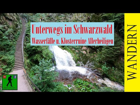 Unterwegs im Schwarzwald. Wasserfälle und Klosterruine Allerheiligen.
