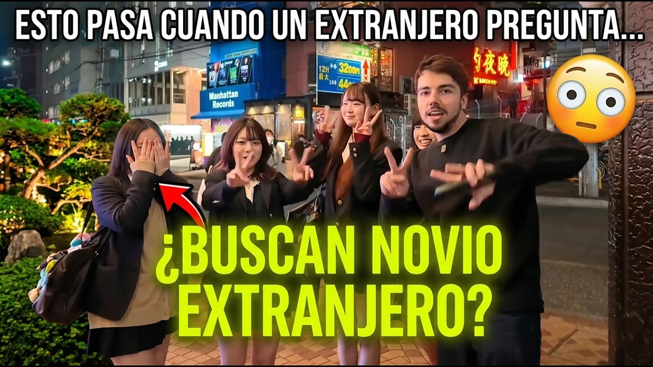 ¿Las JAPONESAS saldrían con un EXTRANJERO? 😳