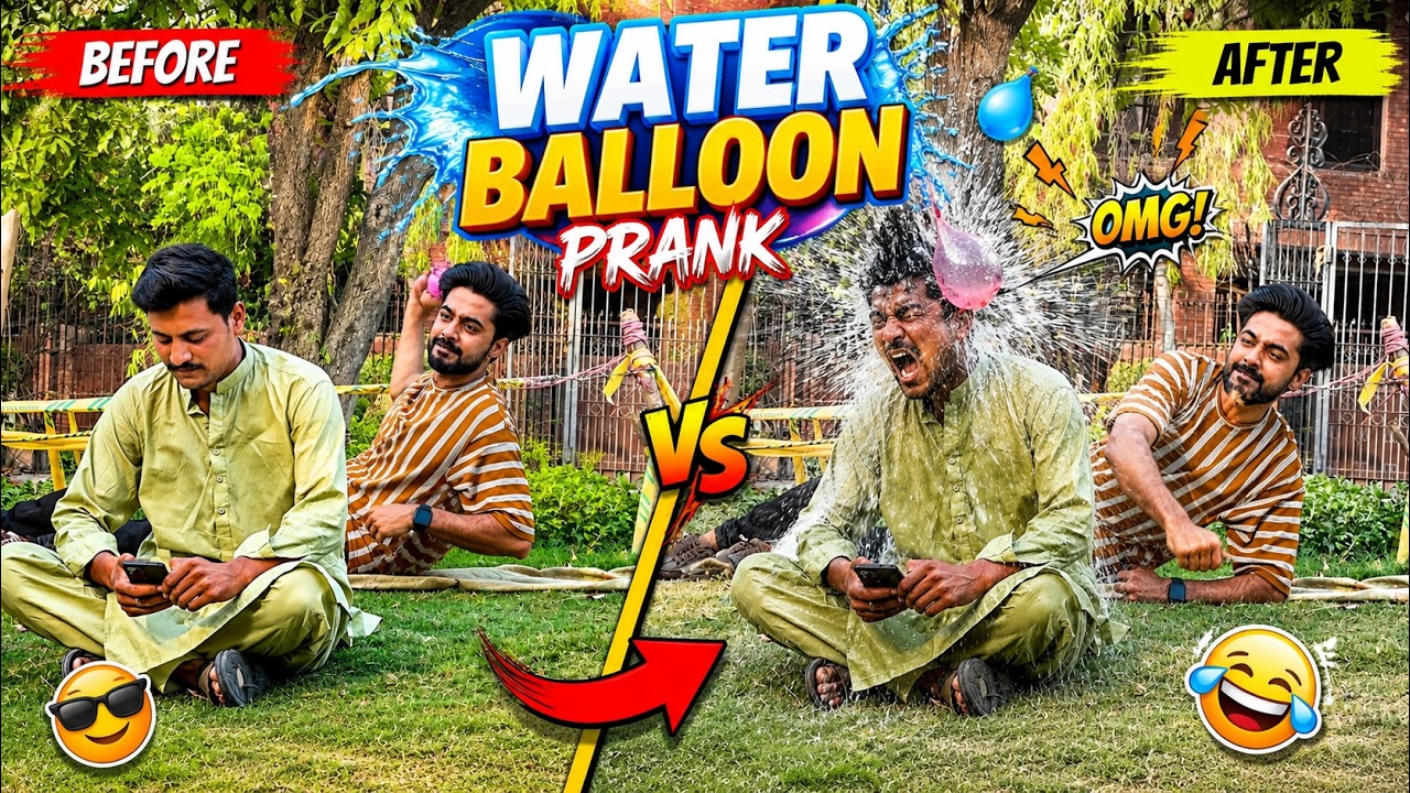 Water Balloon Prank || BY AJ-AHSAN ||