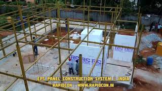 EPS PANEL CONSTRUCTION TECHNOLOGY INDIA || RAPIDCON #house #construction #india #eps #panel #3d
