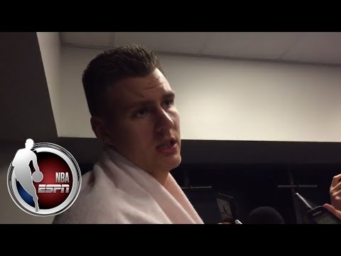 Kristaps Porzingis on why he left game due to knee injury | ESPN
