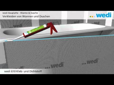 wedi | DE - Lösungen: Verkleiden von Duschen und Badewannen mit dem wedi Bathboard