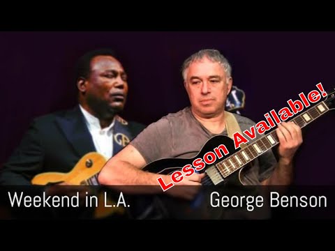 Weekend in L.A. - George Benson - solo jazz funk guitar - Jake Reichbart - lesson available