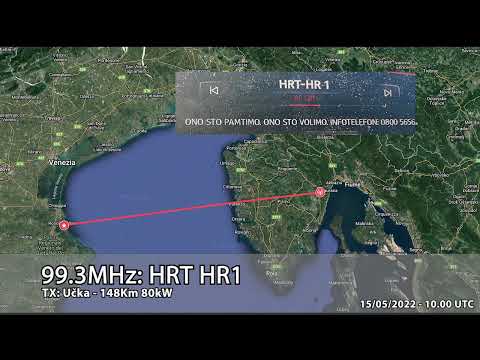 [FM DX] 🇭🇷 HRT HR1 received in Rosolina Mare (RO)/Italy - 15/05/2022 - 99.3MHz