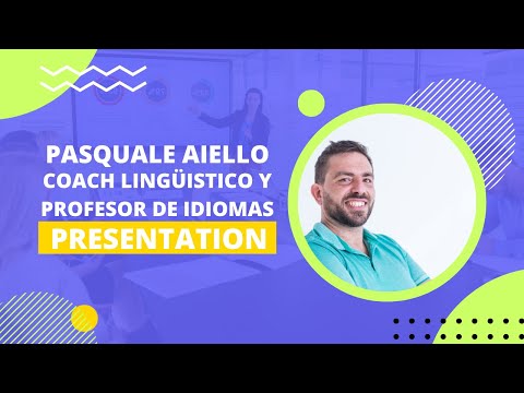 Presentación Multilingüe - Pasquale Aiello, Profesor de Idiomas 🌍
