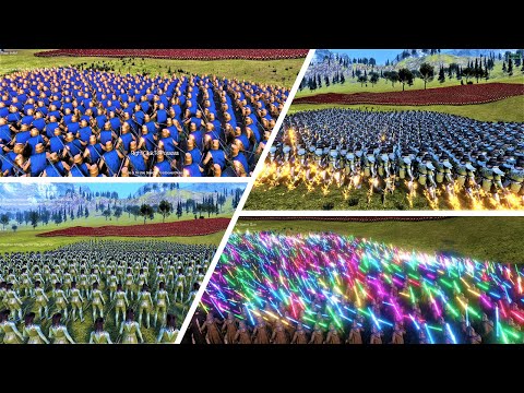 10000 Spartans vs 1000x Every Heroes Unit Ultimate Epic Battle Simulator UEBS Gameplay
