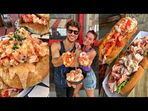 EPIC LOBSTER ROLL TOUR in Connecticut - Food Crawl - DEVOUR POWER Video