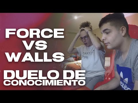 DUELO DE MAPAS - LA REVANCHA - FORCE VS WALLS HACIENDO UN EXAMEN DE PRIMARIA (PARTE 2) Video