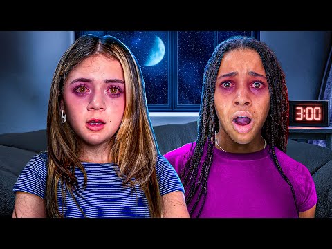 NO SLEEP ALL NIGHT with BEST FRIEND ft. @THEROCKSQUAD