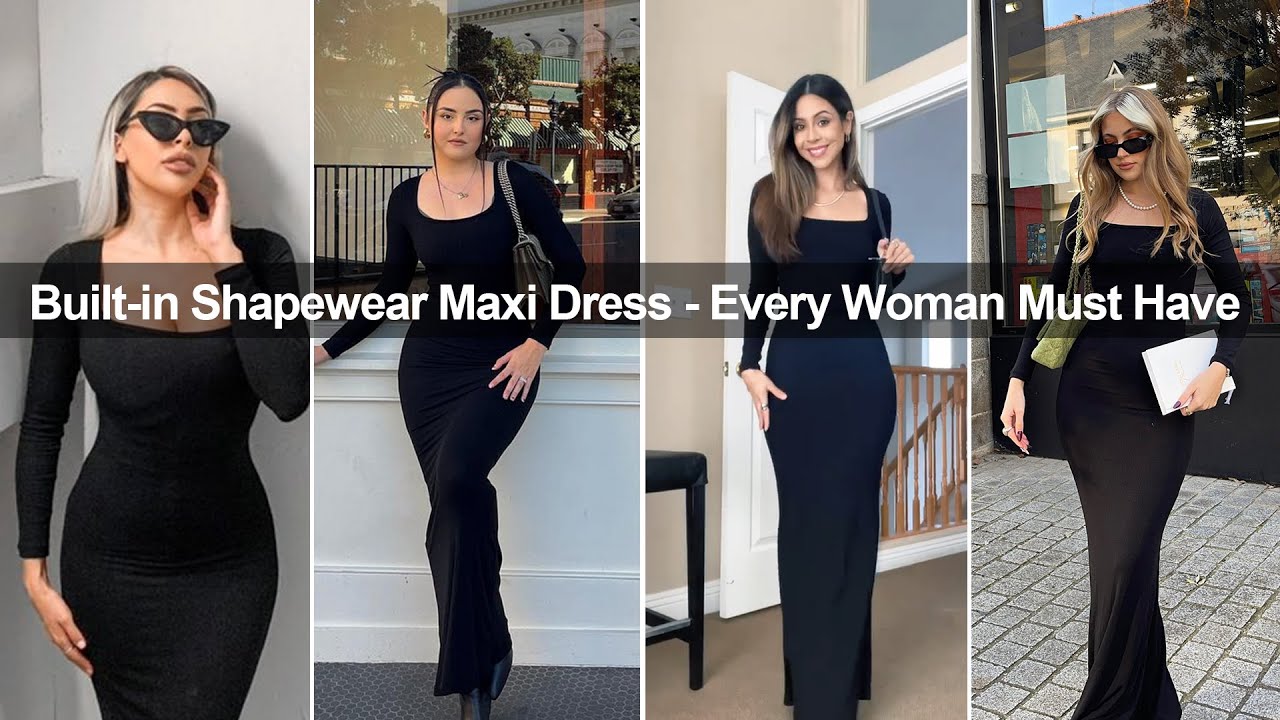 Built-in Shapewear Soft Lounge Dress Should In Every Woman's Closet