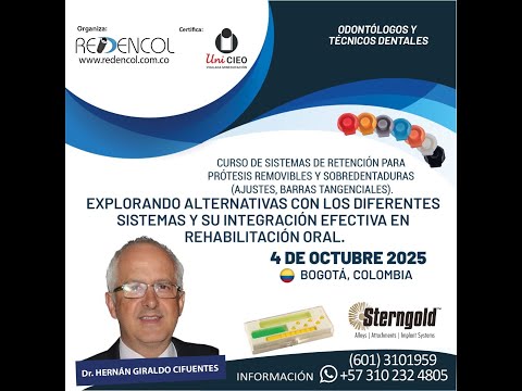 Curso de sistemas de retención para prótesis removibles