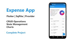 Expense App Project | Flutter | Sqflite | Provider