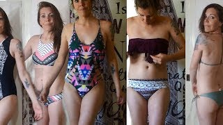 Swimmer Swimsuit - One Piece Bathing Suits And Two Piece Bikini Set Try On Haul