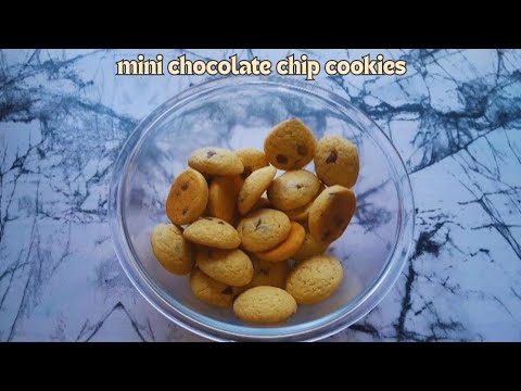 Mini Chocolate Chip Cookies | Soft & Bite-Sized Cookie Recipe