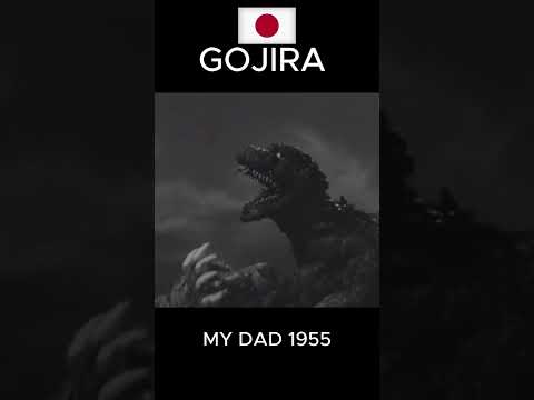 My dad 1985 (1955) Godzilla vs Gojira. #gojira #nostalgia #godzilla #shorts
