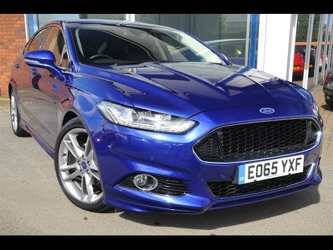 Used Ford Mondeo 2.0 TDCi Titanium 5dr Deep Impact Blue 2015