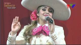 S no te gusta lo que soy, Sandra Guevara en el programa Un Canto a Jalisco.
