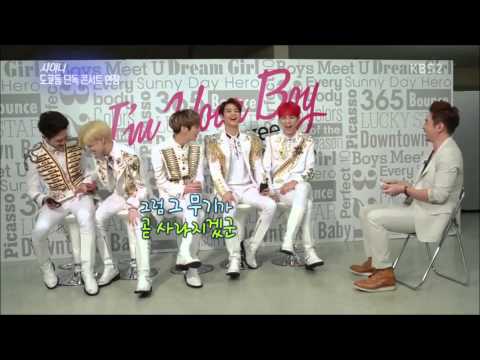 150321 Taemin had a cramp during the interview before TokyoDome Concert