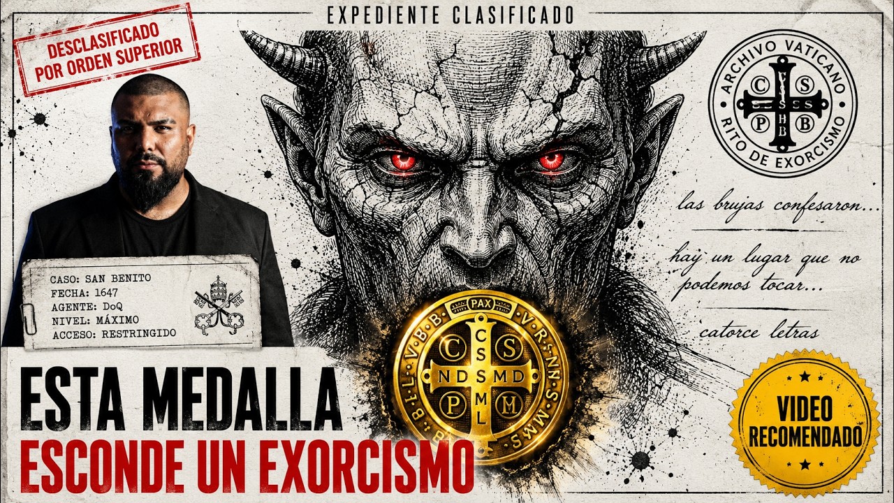 El DIABLO le TEME a Esta MEDALLA: el EXORCISMO Secreto de San Benito
