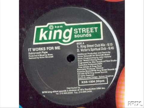 Sabrynaah Pope - It Works For Me (king street club mix)
