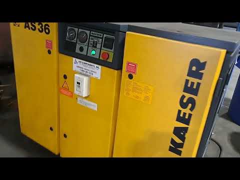 36 HP Kaeser AS36 Air Compressor w/Tank & Air Dryer