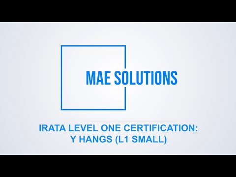 MAE - IRATA Level 1 - Y Hangs L1 Small