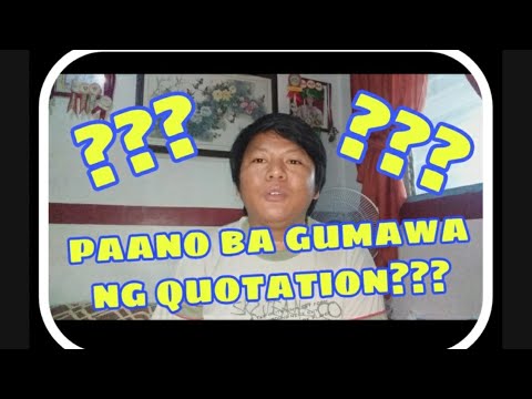 , title : 'Paano ba gumawa ng Quotation???
