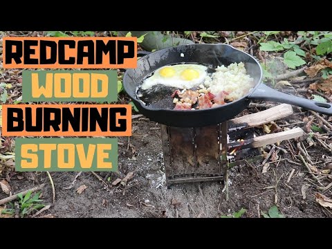 Folding Wood Burning Camping Stove Test & Review Part 2 | RedCamp | Dad TV