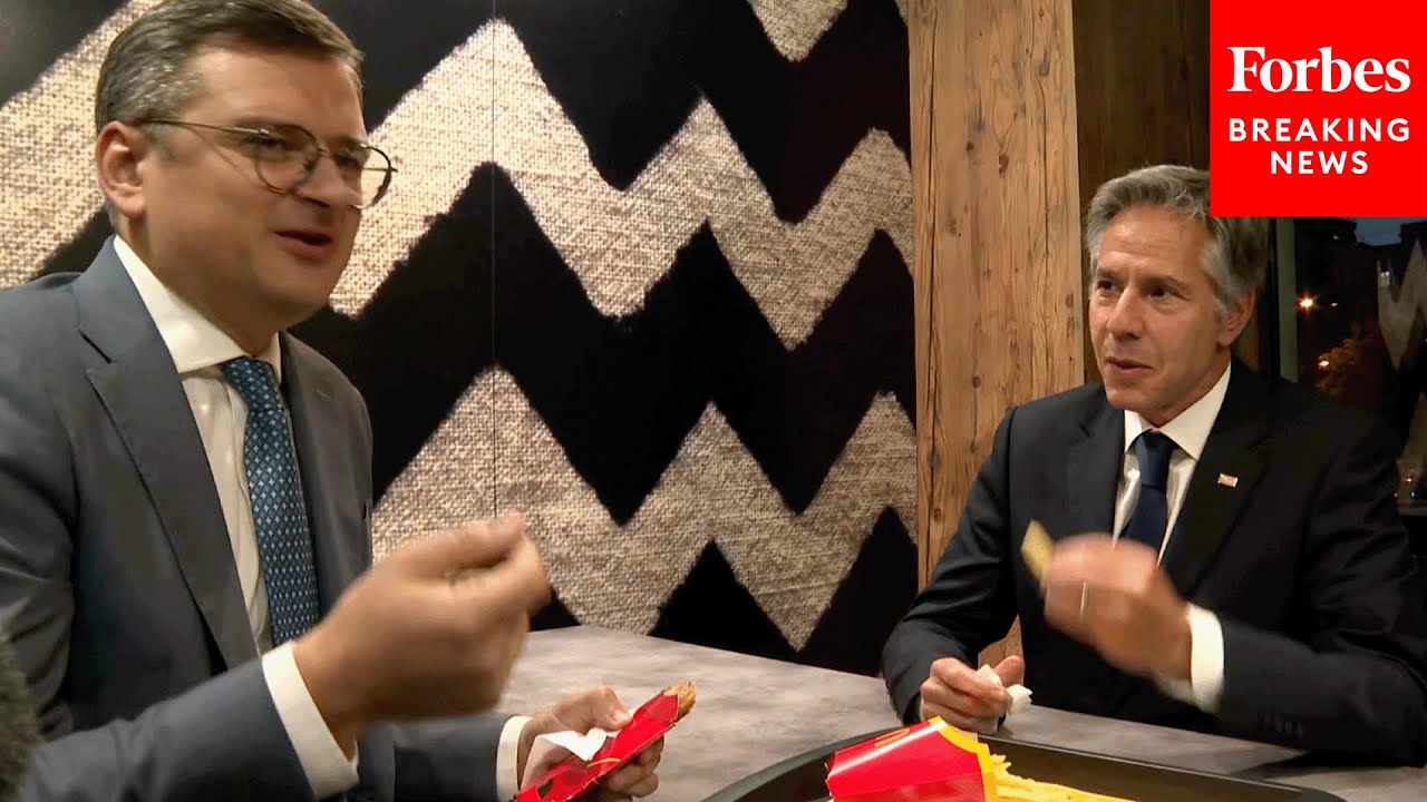 Blinken Kuleba ilə Kiyevdəki "McDonald's"da yemək yeyib