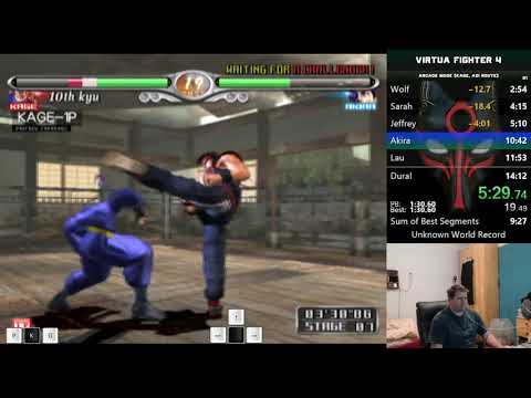Virtua Fighter 4: Evolution - Speedrun - PS2/Very Hard/Kage - 6:20:43