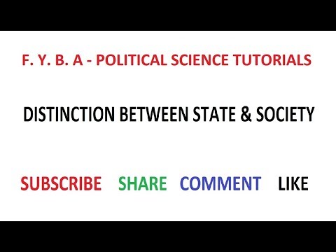 Distinction  Between  State & Society Video