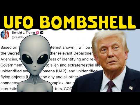 UFO Bombshell Dropped by Trump! Disclosure Day is coming!