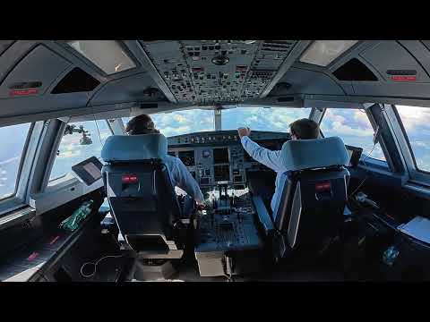 Airbus 330 Heavy EPIC Gusty Crosswind Landing New York RWY22L | Cockpit View