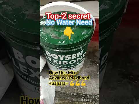 No Need Water | how use mix | advance + plexibond + Sahara = 💪💪 By: #boysen #construction #advance