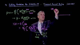 Safety guideline for COVID-19: Transient aerosol buildup