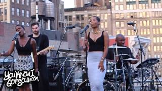 Vivian Green Performing &quot;Get Right Back to my Baby&quot; on Capitol Records Rooftop NYC