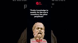 Prefer knowledge to wealth | Socrates Quotes | Quotes Status | #shorts #motivation