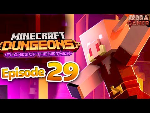 Zebra Gamer - Minecraft Dungeons Gameplay Walkthrough Part 29 - Warped Forest!