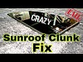 Lexus GSF GS350 GS450H RCF Sunroof Clunk Rear Suspension Clunk Fix