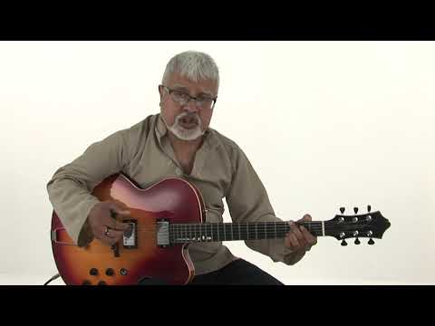 Jazz Comping Guitar Lesson - Any Chord Becomes a Dominant - Demo - Fareed Haque