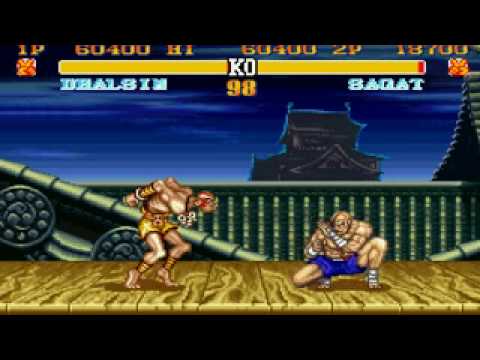 Street Fighter II Turbo - goat(Dhalsim) V.S. FrankyDank(Sagat)