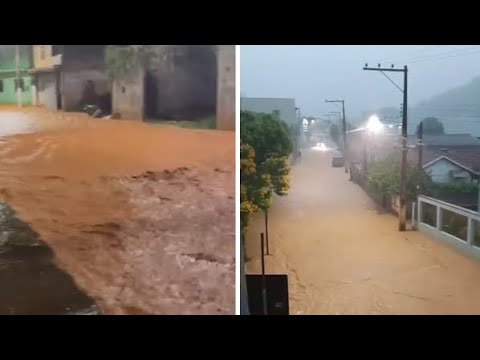 Irupi, Rio Bananal e Vila Valério enfrentam transtornos com as chuvas no ES