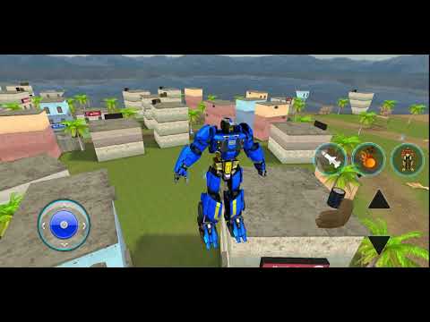Flying Ghost Robot Car Game: Transform robot Games by Buntoo Games , Android Gameplay.