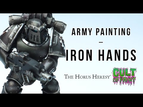 How to Paint IRON HANDS Space Marines for Warhammer 40k and the Horus Heresy
