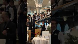 #shorts Royal Caribbean Vision of the Seas Main Dining Room Wait Staff Dance Y.M.C.A.