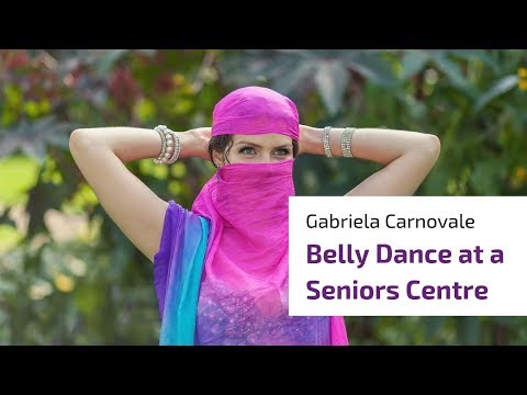 Belly Dance Show at Seniors Centre - Drum Solo - Gabriela Carnovale